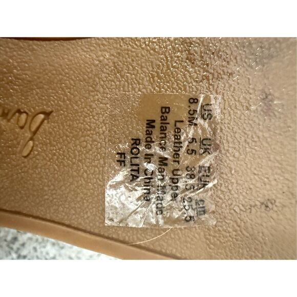 Sam Edelman Women's Rolita Open Toe Slide Platform Wedge Sandals 8.5 Black Leath - Picture 6 of 6